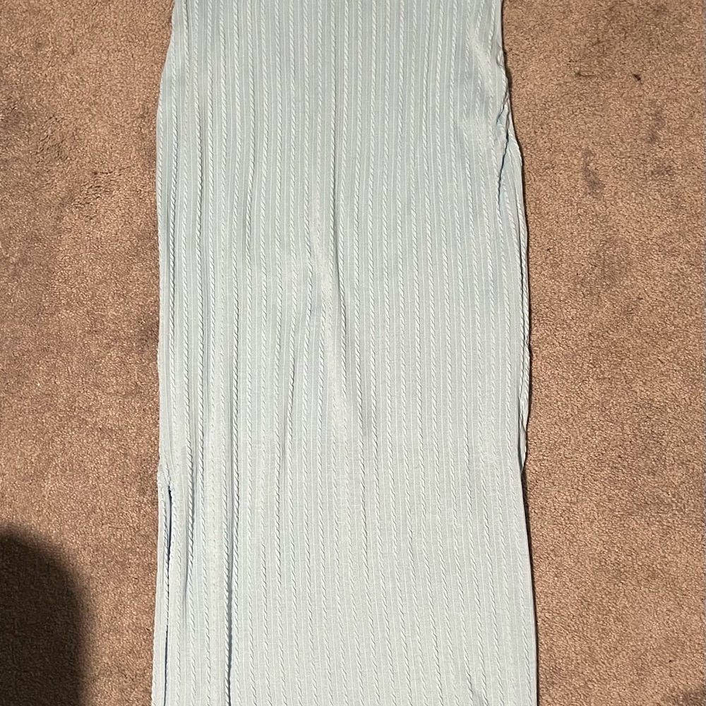 Light Blue Maternity Maxi Dress